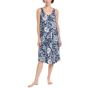Ellen Tracy Womens Nightgown, Blue